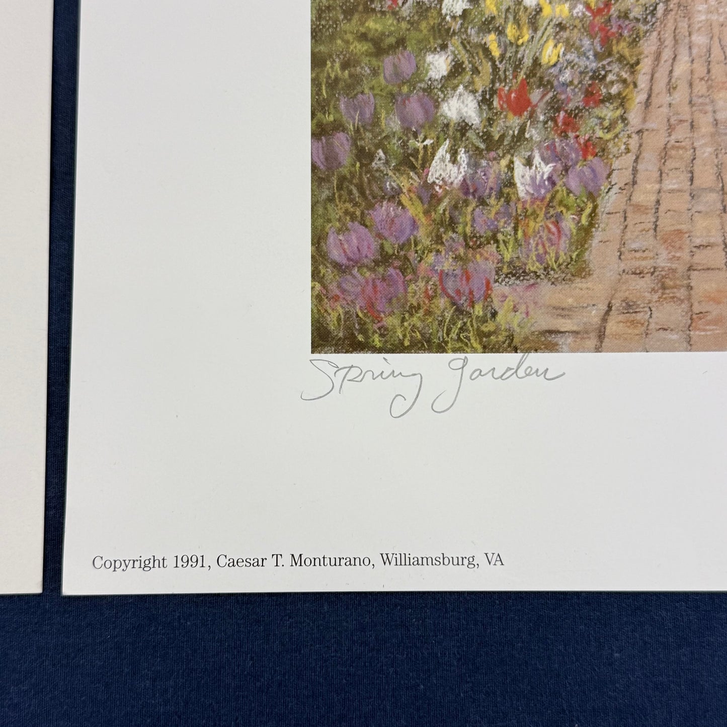 Caesar Monturano Colonial Williamsburg Prints Signed