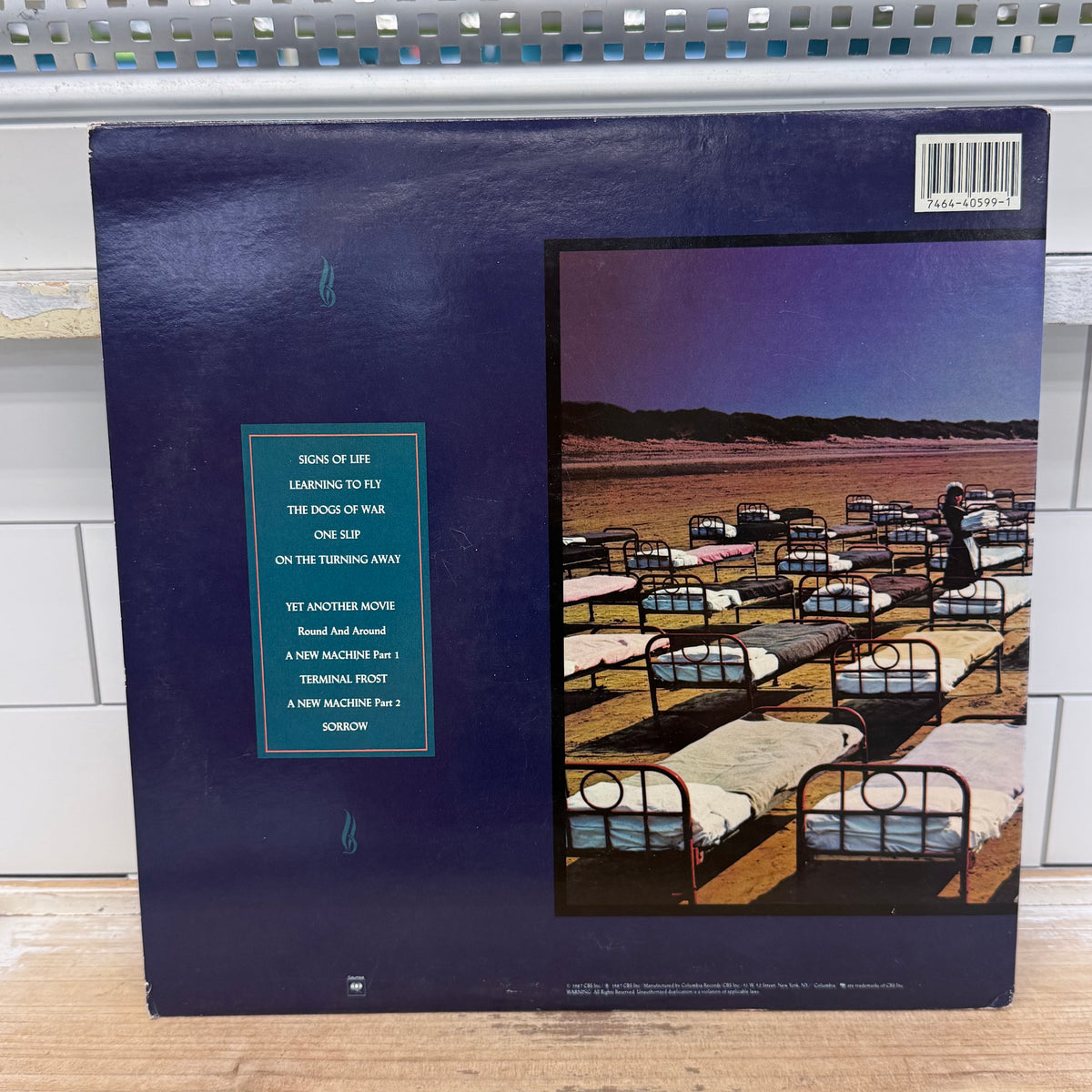 Pink Floyd A Momentary Lapse of Reason Vinyl, 1987 – Columbia OC 40599