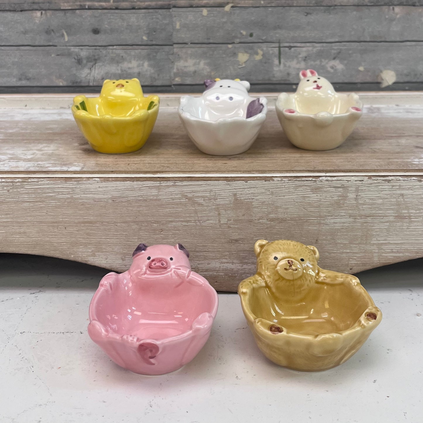 Kafuh Animal Shaped Condiment Bowls, Set of 5
