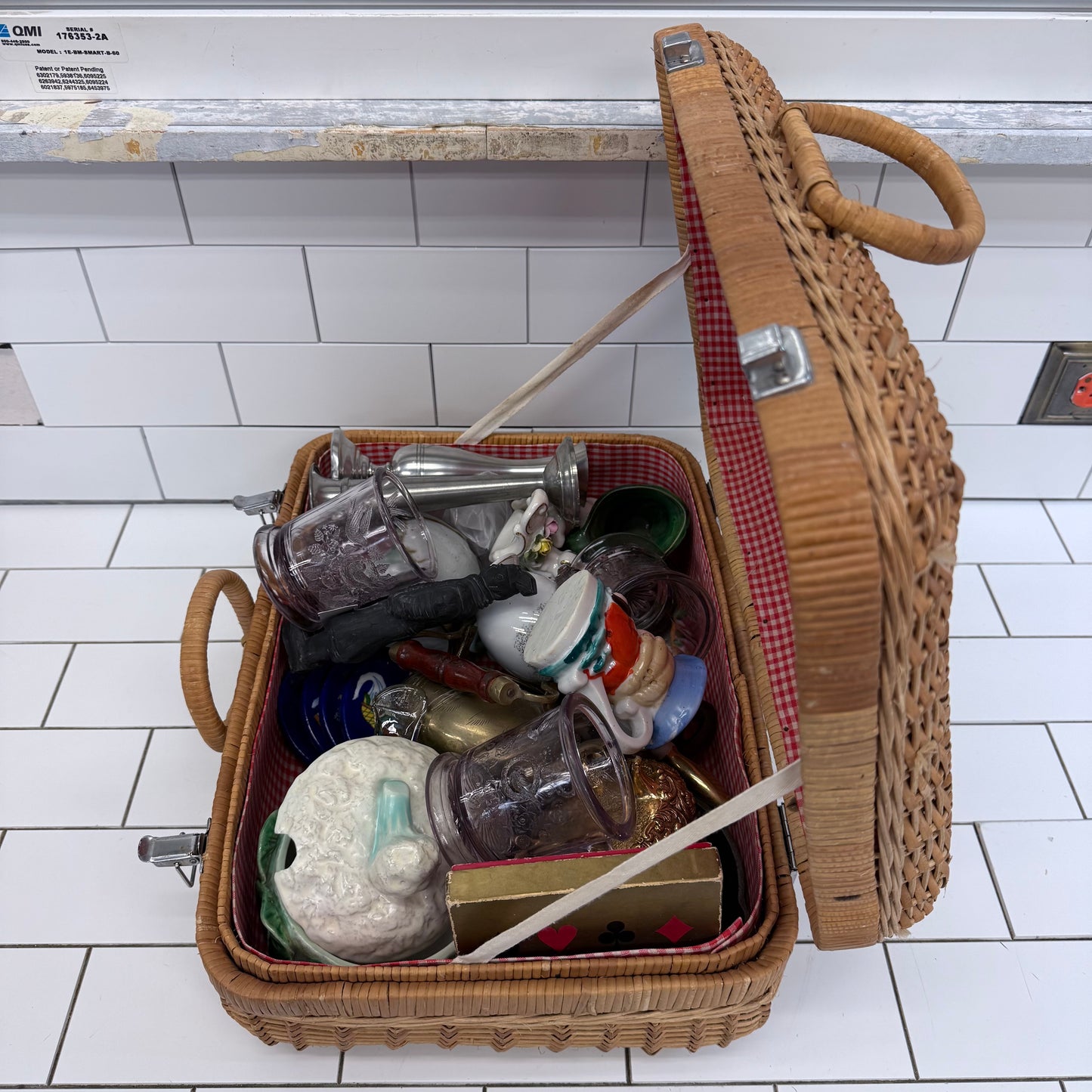 Mystery Estate Basket Vintage Collectibles, 16 Lbs