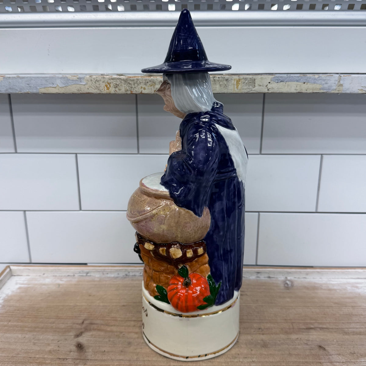 Witches Brew Ceramic Witch Decanter Halloween R J Ceramics