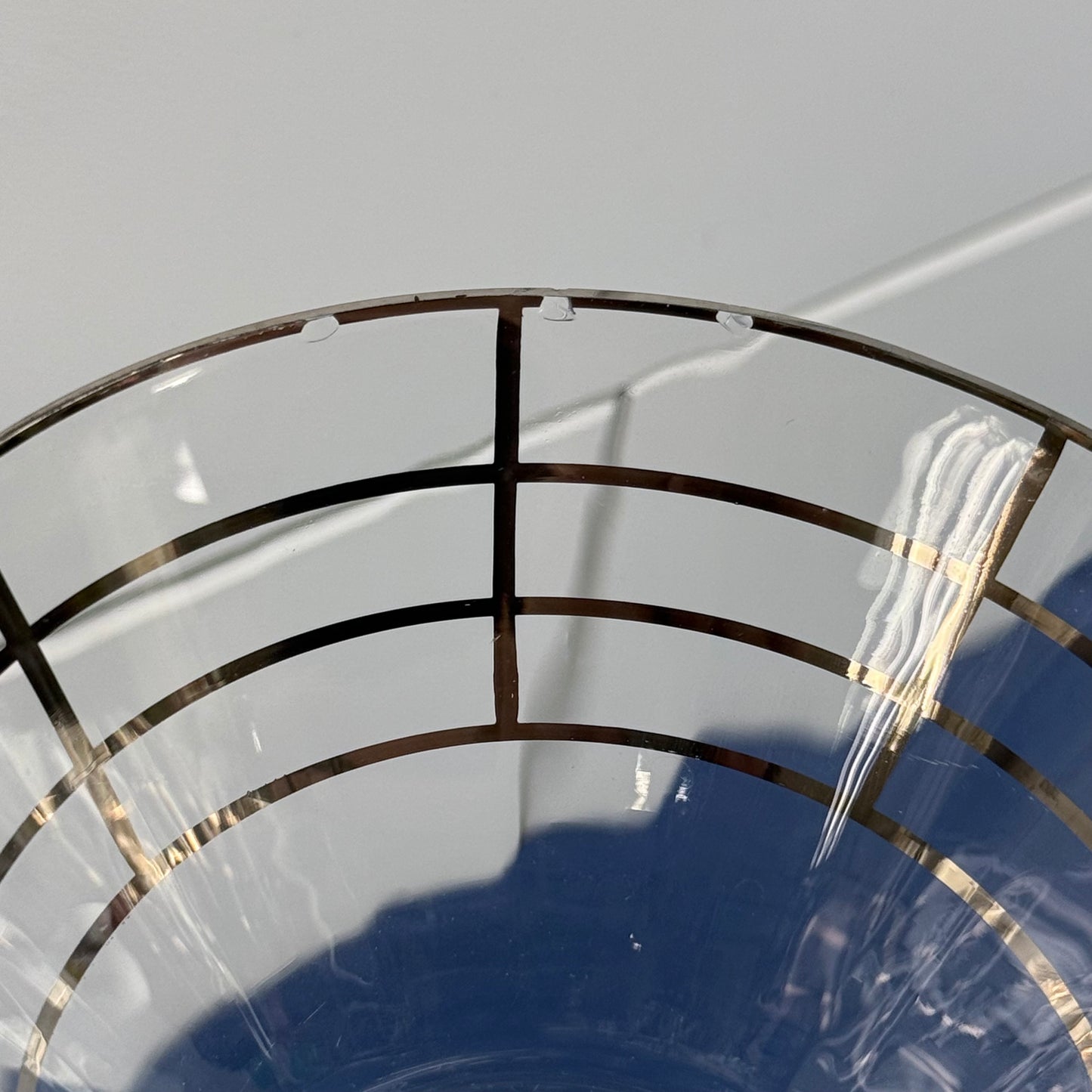 Atomic Era Martini Glasses Set of 6 Mid Century
