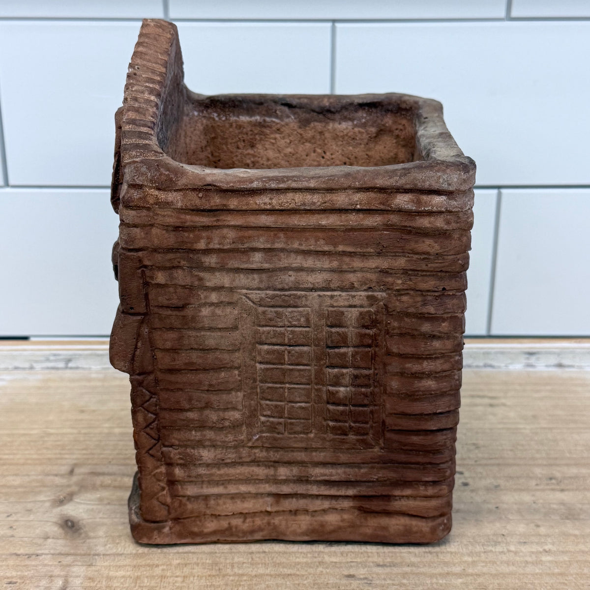 Rustic Bakery House Planter Cottage Shop Decor