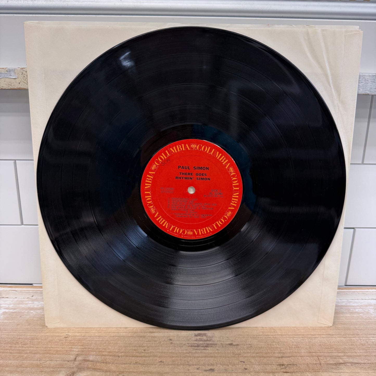 Paul Simon There Goes Rhymin' Simon Vinyl Record LP 1973 #PC-32280