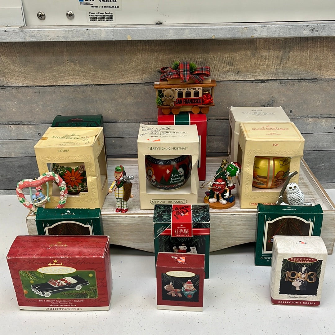 Vintage Holiday Ornament Selection