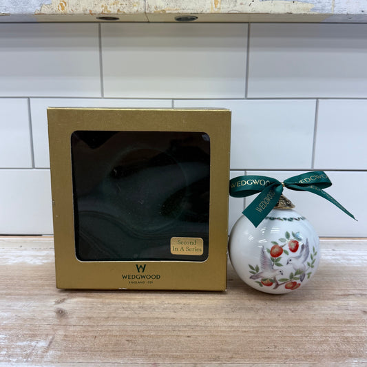 Wedgwood Turtle Doves Porcelain Ornament