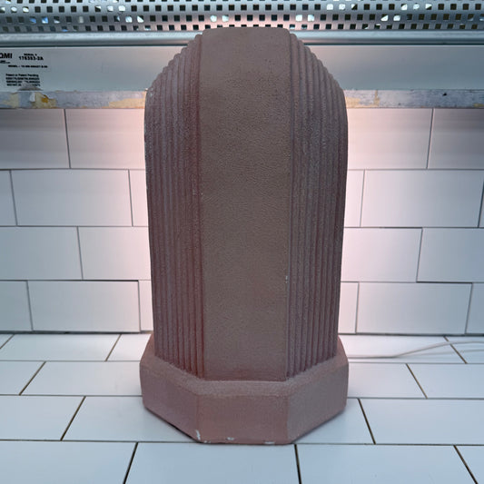 Art Deco Niche Lamp 1980s Sculptural Decor