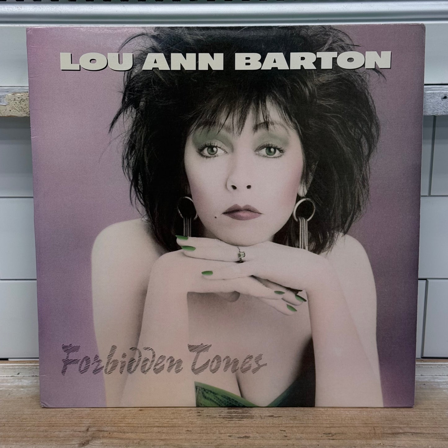Lou Ann Barton Forbidden Tones Vinyl LP 1986 Spindletop #SPT 107