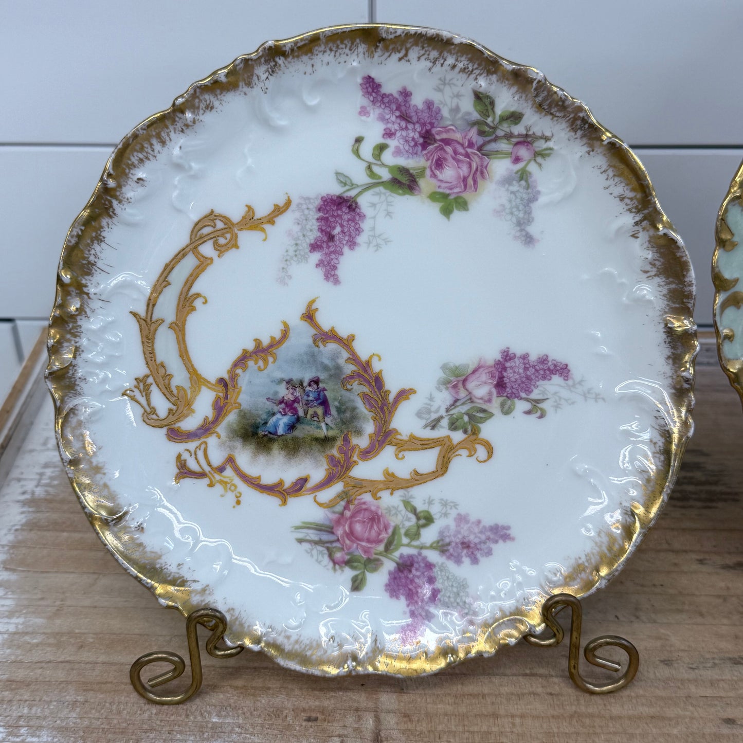 Belle Époque Limoges Porcelain Cabinet Plate Selection c.1900