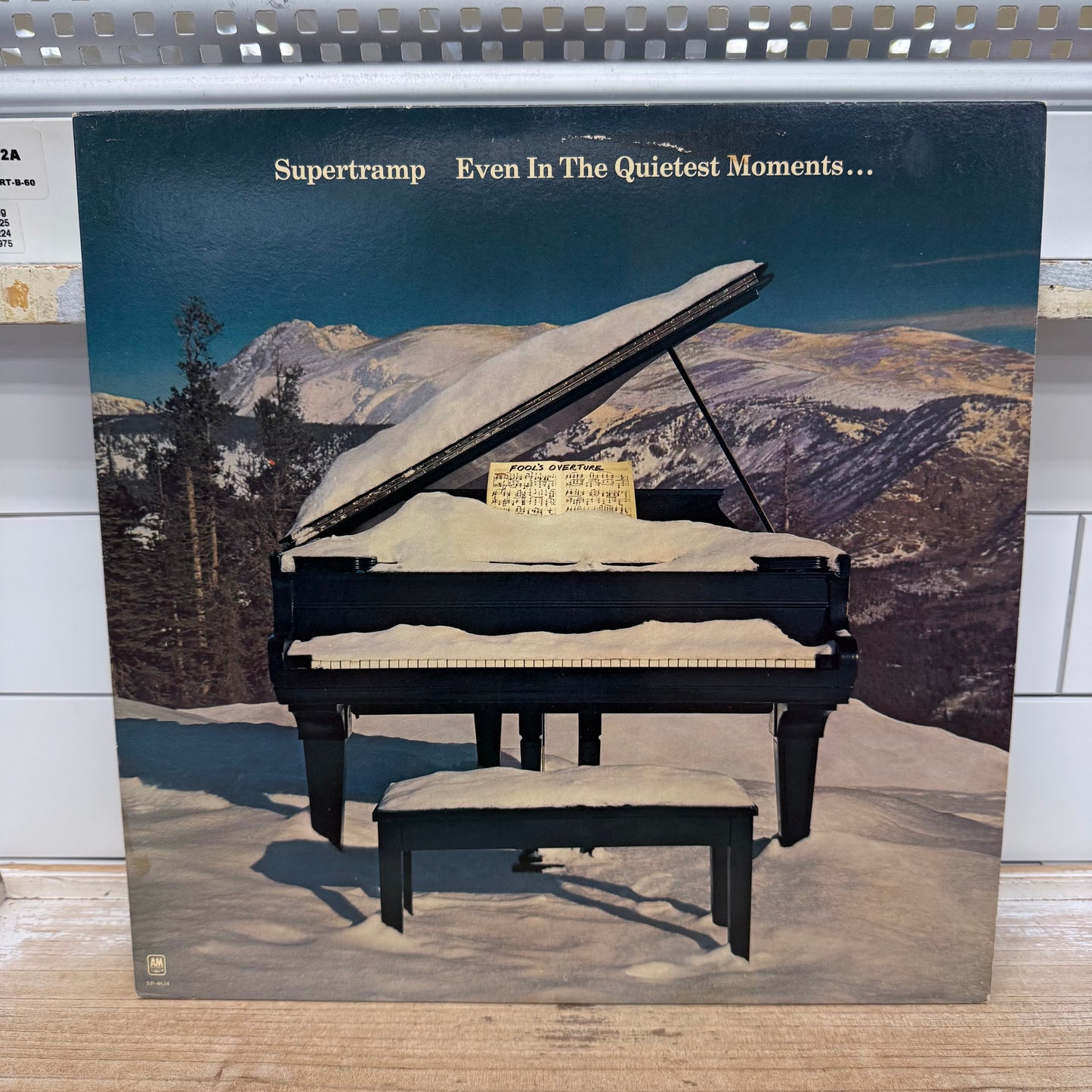Supertramp Even in the Quietest Moments Vinyl Record LP 1977 #SP-4634