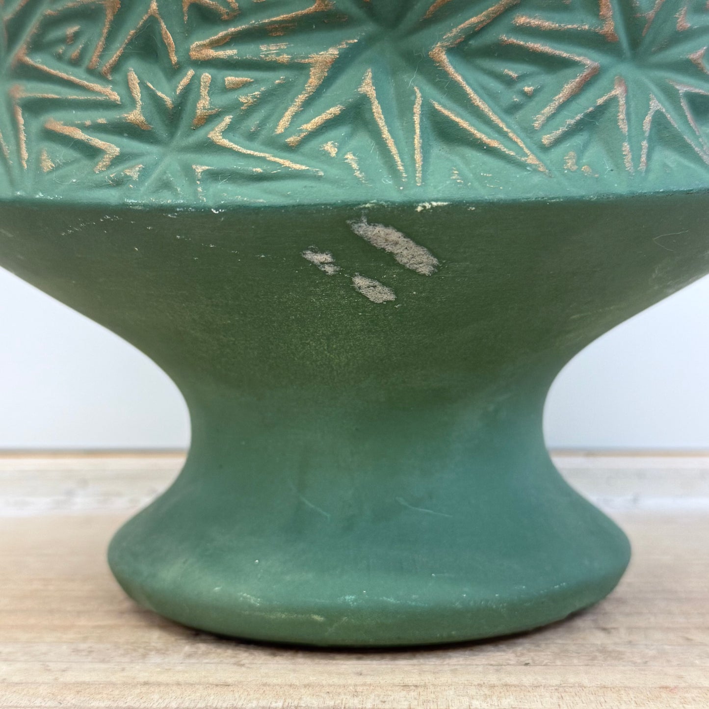McCoy Planter Atomic Starburst Pottery Dish, 1968