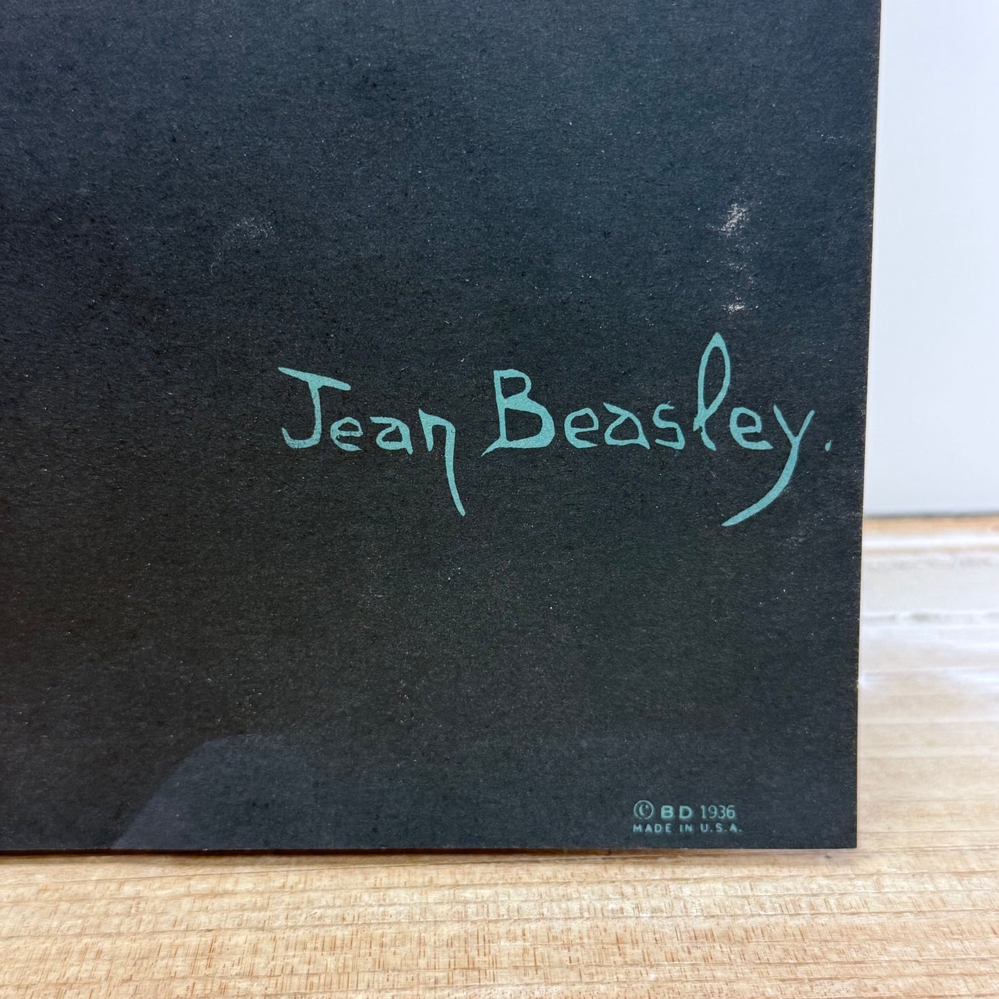 Jean Beasley Yellow Roses Lithograph, 1936