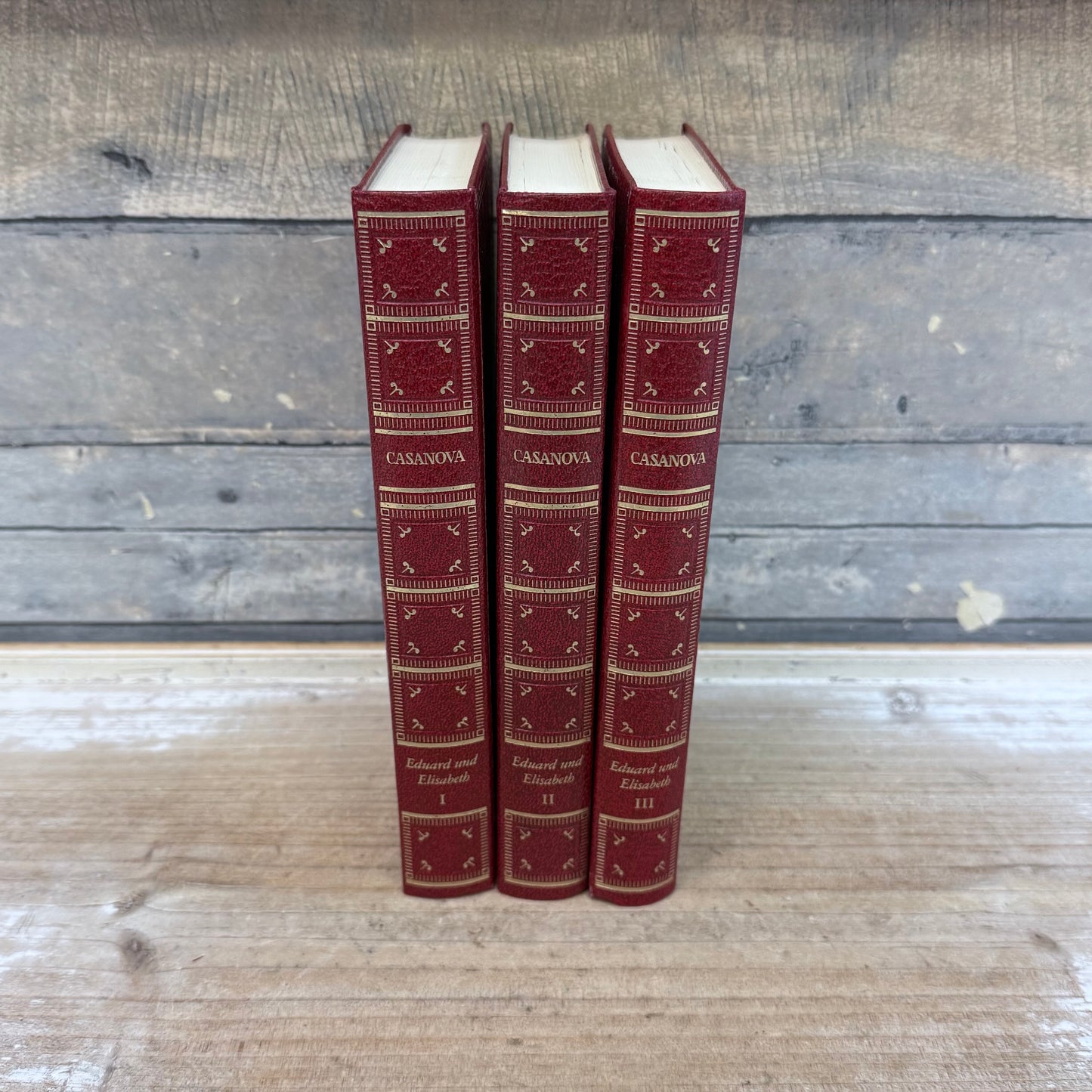 Giacomo Casanova Icosameron 3 Volume Set, German 1969 Ed.