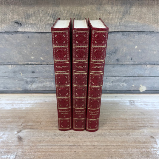 Giacomo Casanova Icosameron 3 Volume Set, German 1969 Ed.
