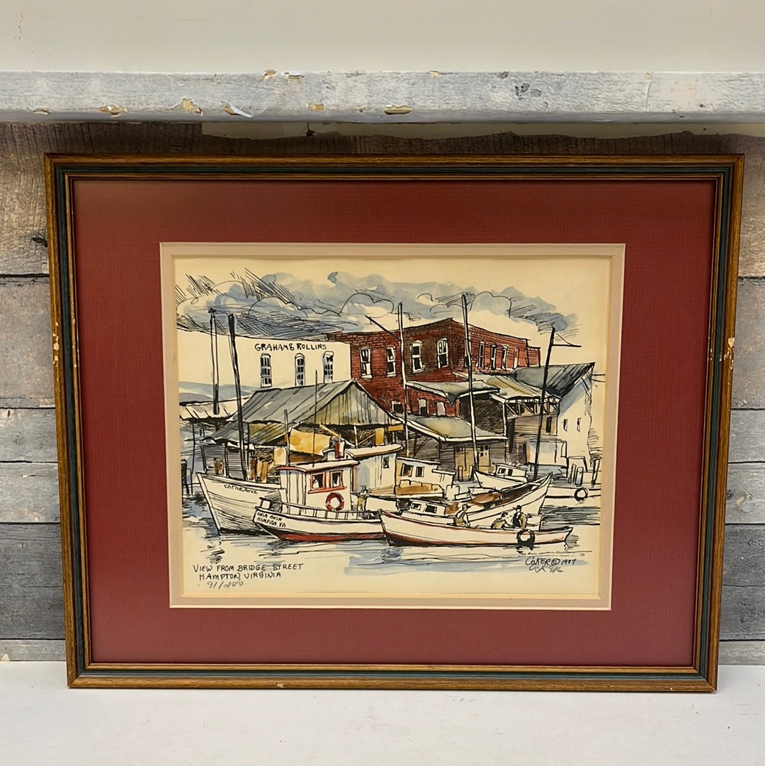 Gloria Coker Watercolor Print Selection, Signed - 1980s