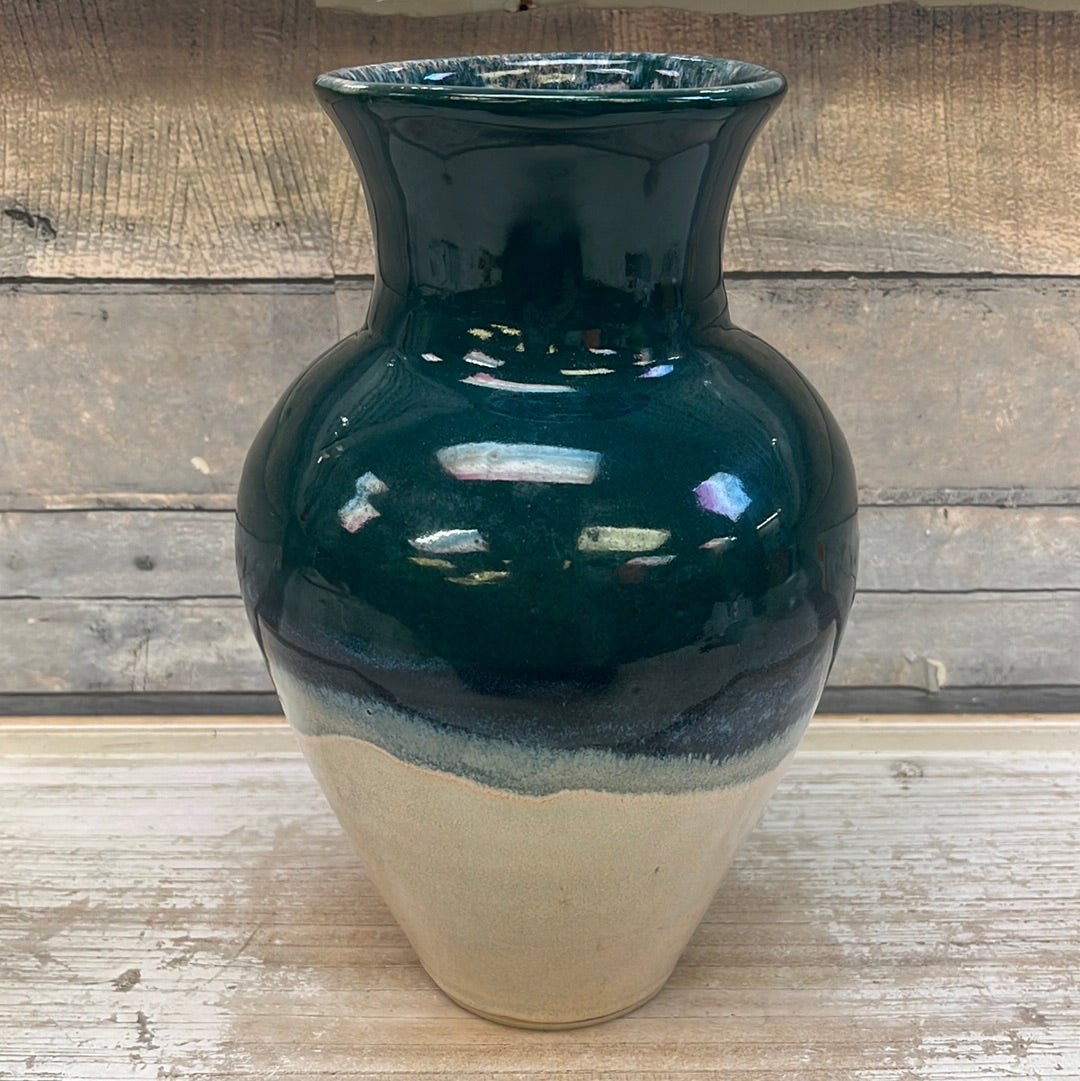 Clarksville Pottery Dip Glaze Vase