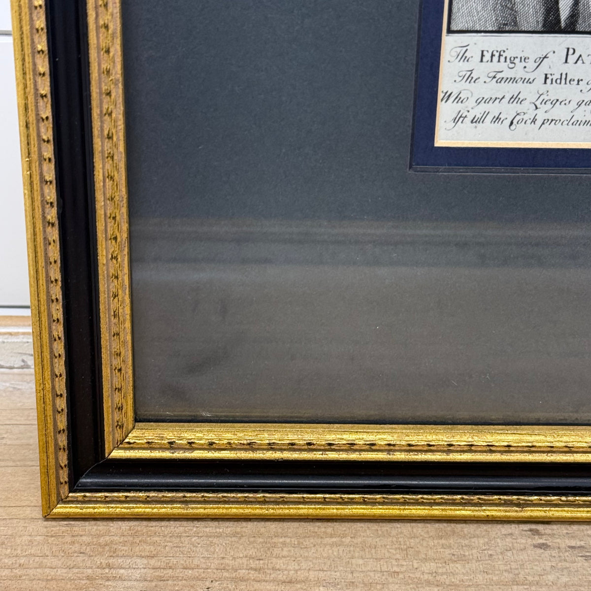 Patie Birnie Fiddler of Kinghorn Framed Scottish Portrait Print