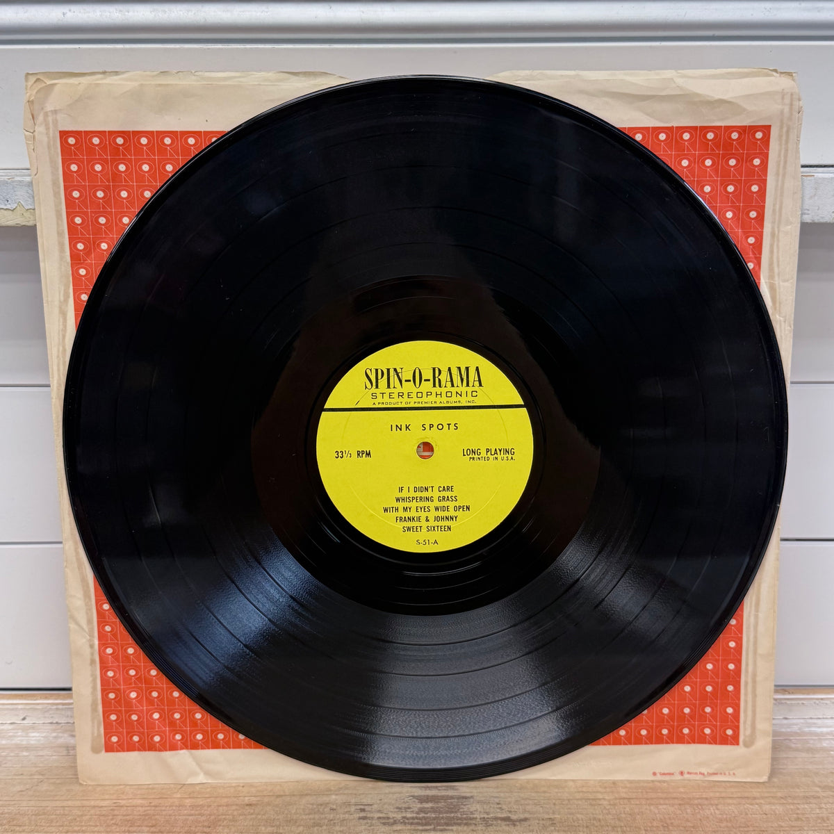 The Ink Spots at Las Vegas Vinyl Record, 1961 - S-51