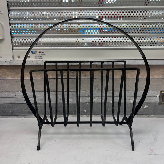 Mid-Century Iron Magazine Rack