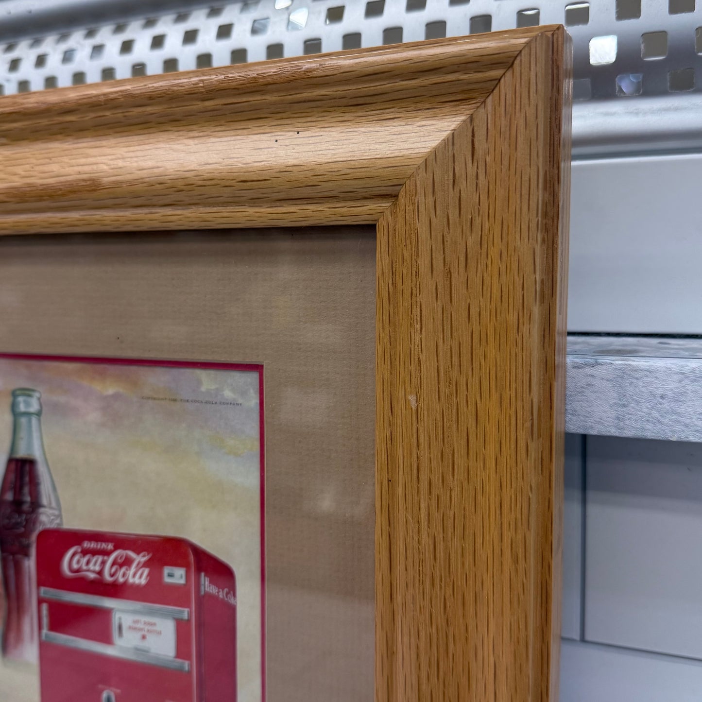 Coca-Cola Original Framed Print Advertisements Set of 2 1950
