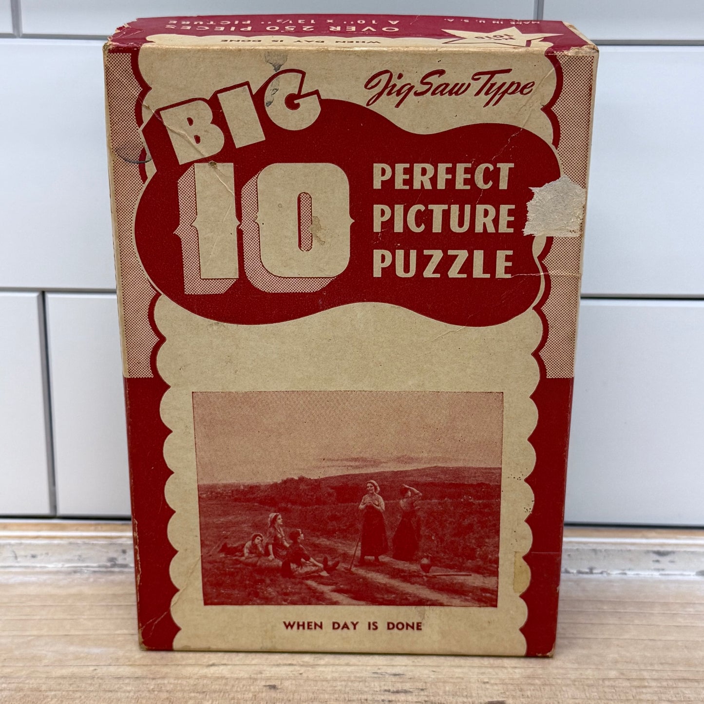 Vintage Jigsaw Puzzle Lot Collectible Vintage Set of 3