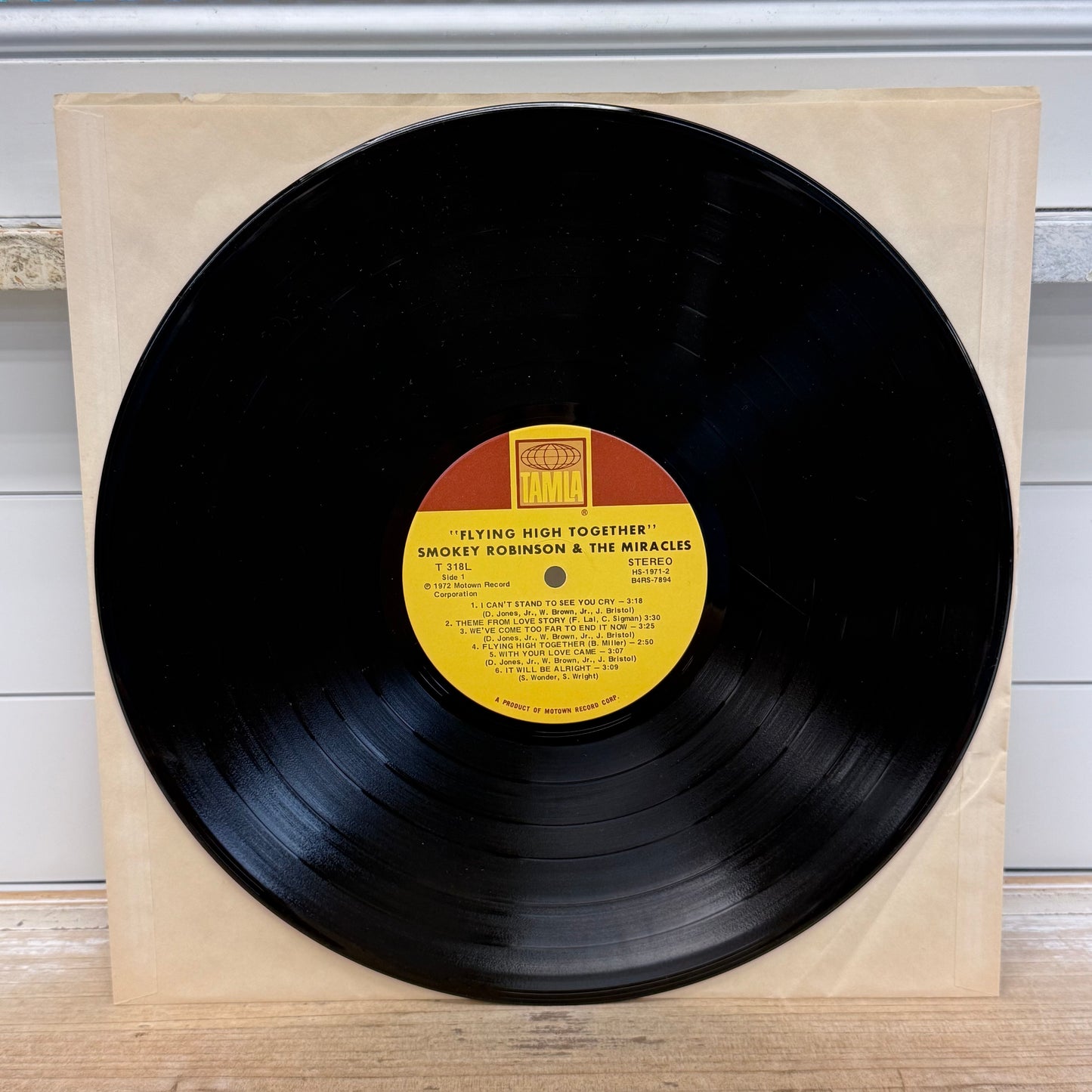Smokey Robinson & The Miracles Flying High Together LP 1972 #T 318L