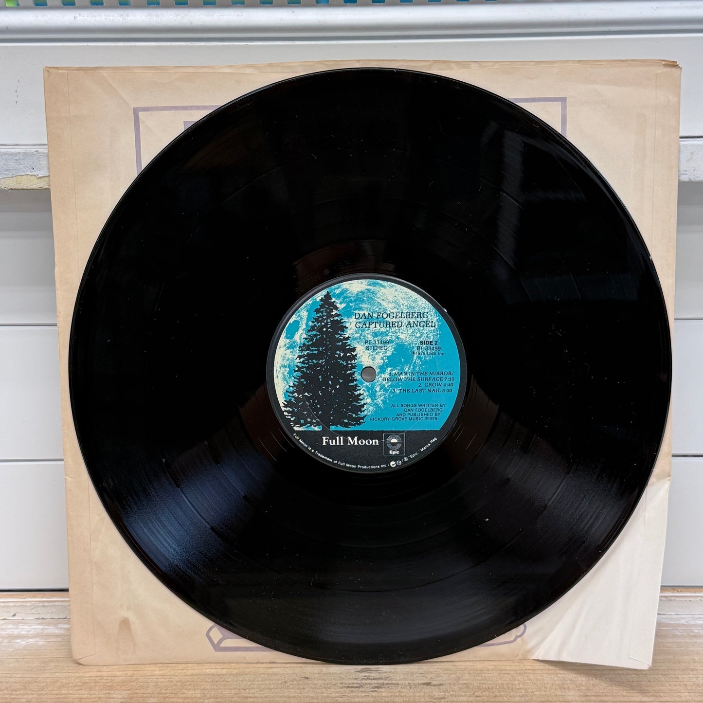 Dan Fogelberg Captured Angel Vinyl Record LP 1975 #PE 33499
