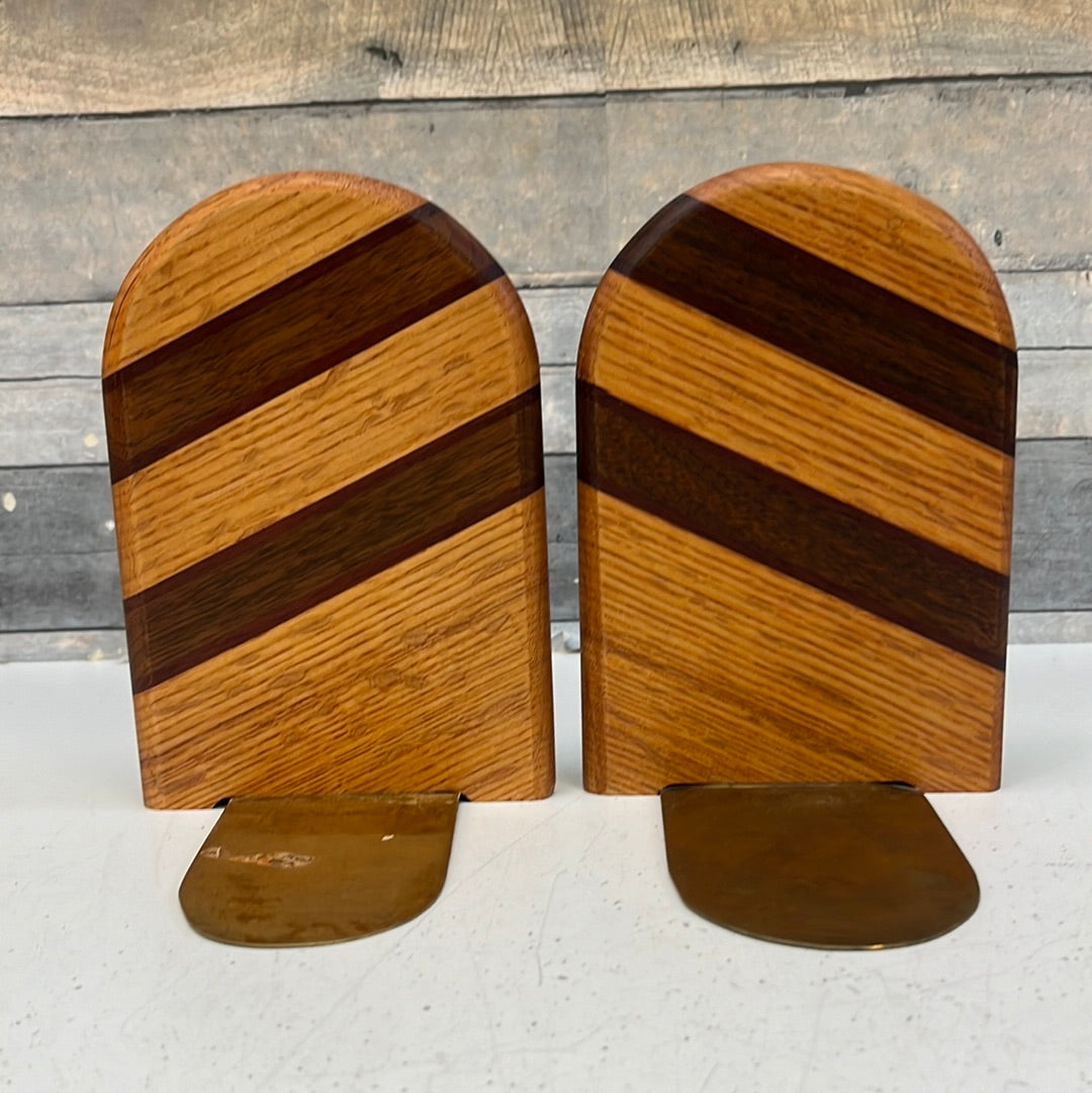 MCM Two-Tone Bookends