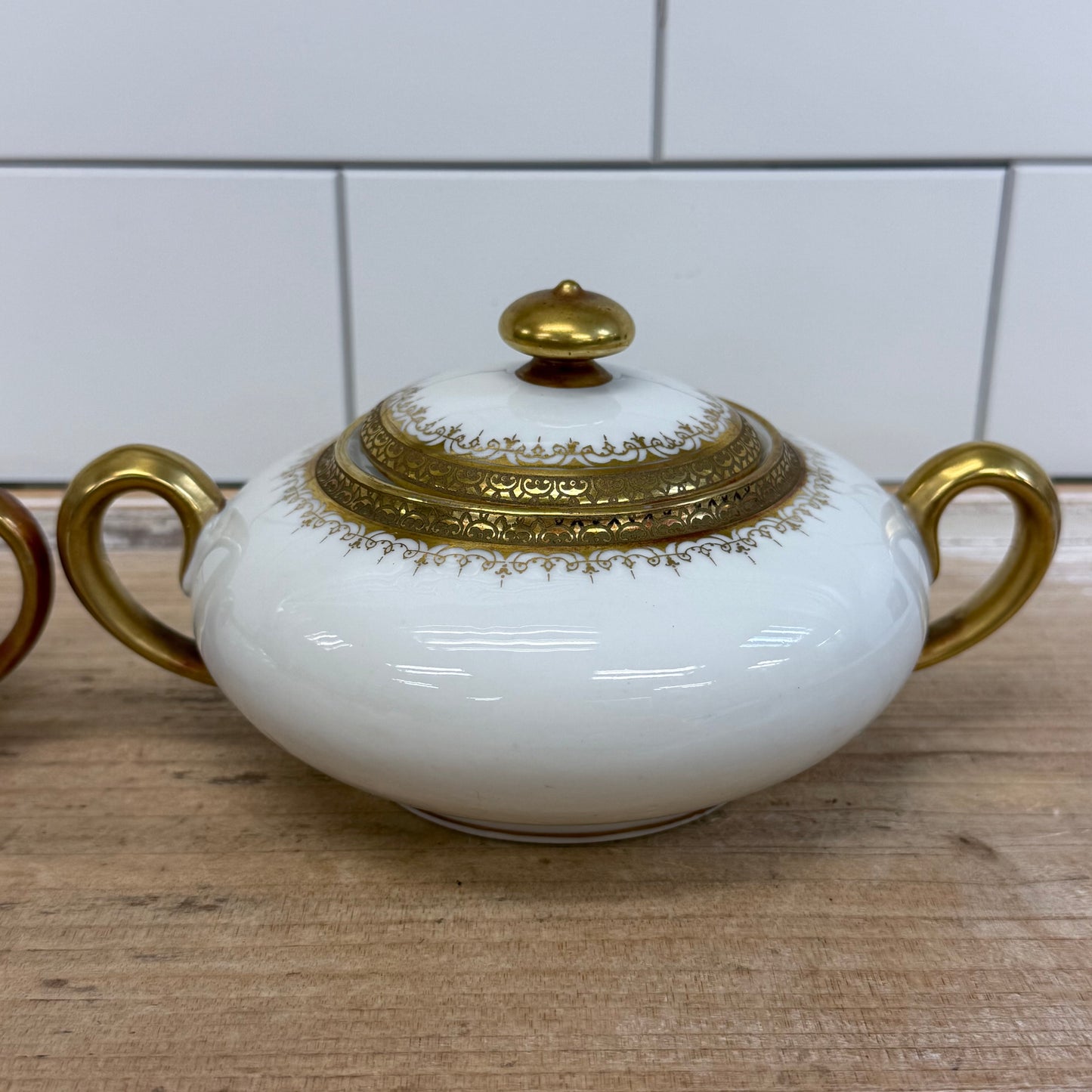 Coronet CMC Limoges Creamer & Sugar Bowl 1906-1914