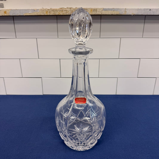 Gorham King Edward Cut Crystal Decanter with Stopper