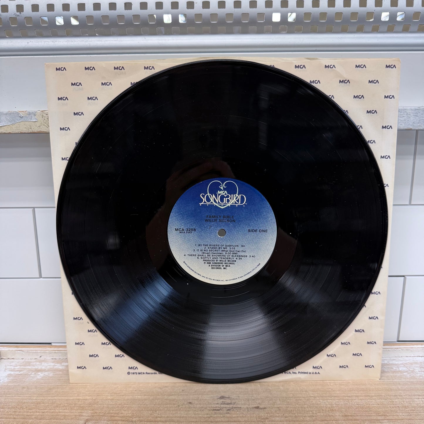 Willie Nelson Family Bible Vinyl Record LP 1980