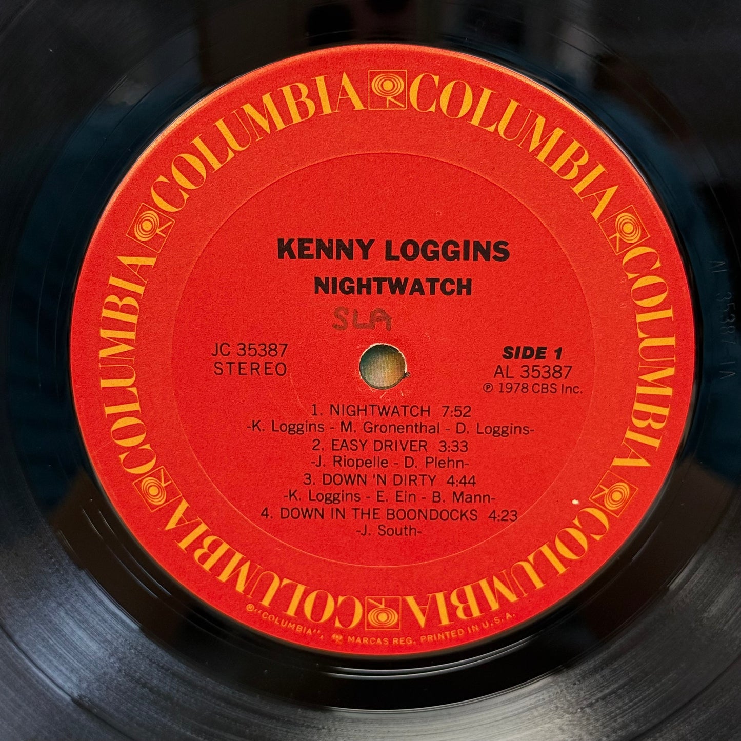 Kenny Loggins Nightwatch Vinyl Record LP 1978 #JC 35387