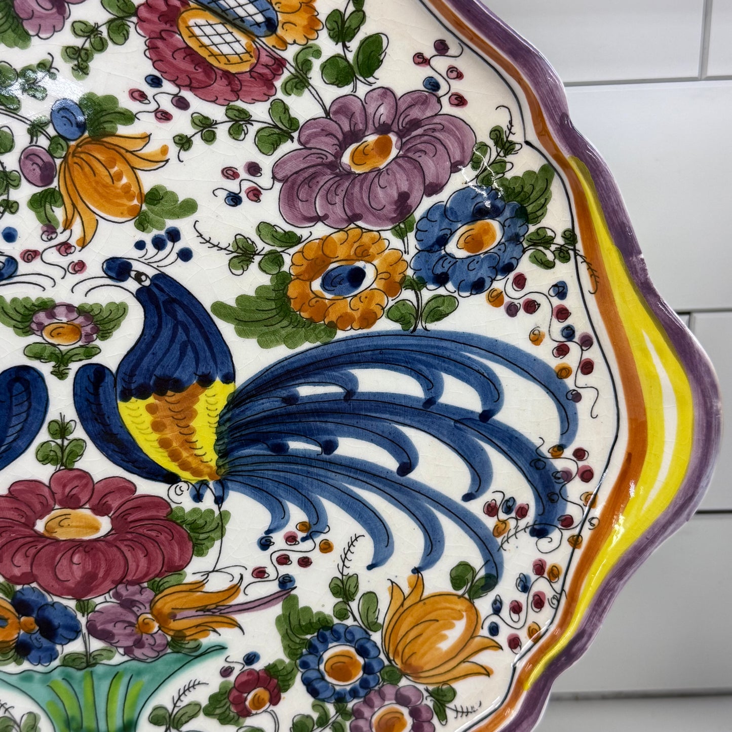 Skyros Greek Pottery Signed Hand Painted Tray Selection
