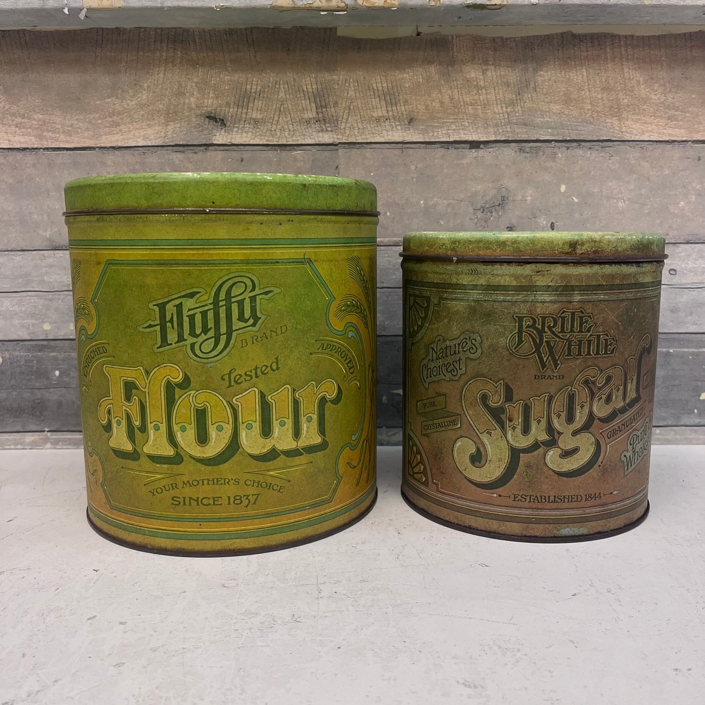 Ballonoff Metal Kitchen Canister Set of 4, 1977