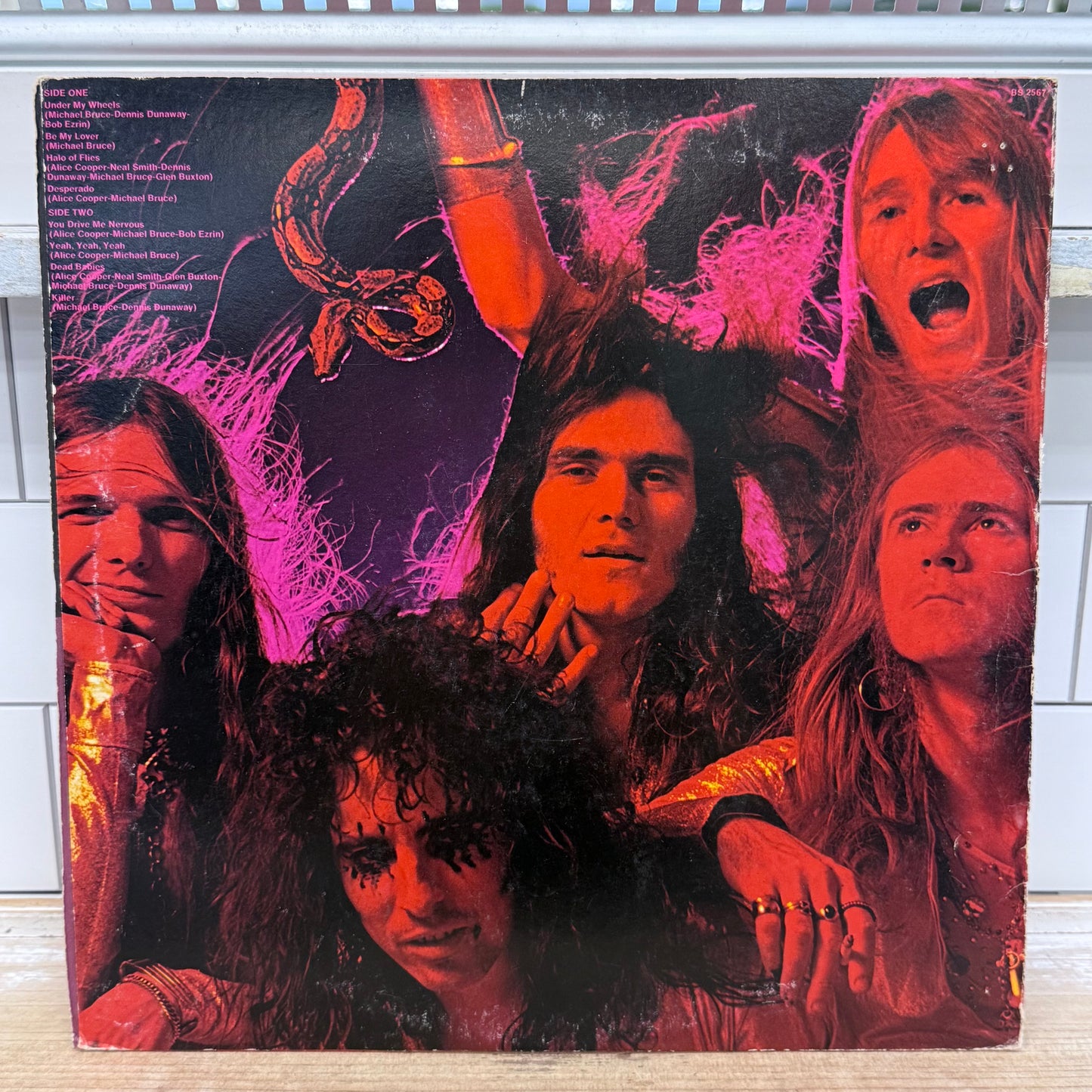 Alice Cooper Killer Vinyl Record LP 1971 #BS 2567