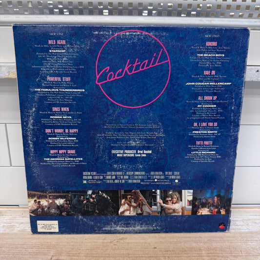 Cocktail Original Motion Picture Soundtrack Vinyl Record, 1988
