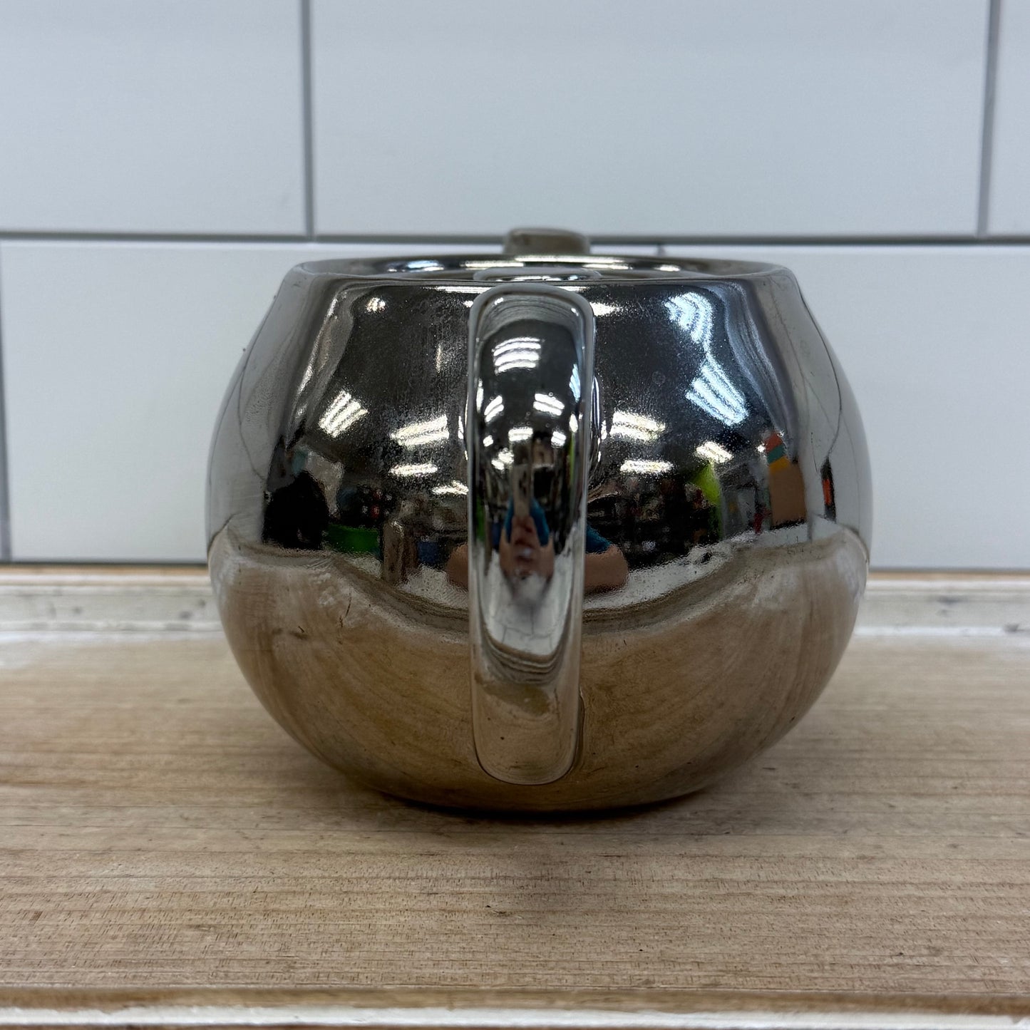 Royal Worcester Tea Set True Silver Lustre, Porcelain Set of 3