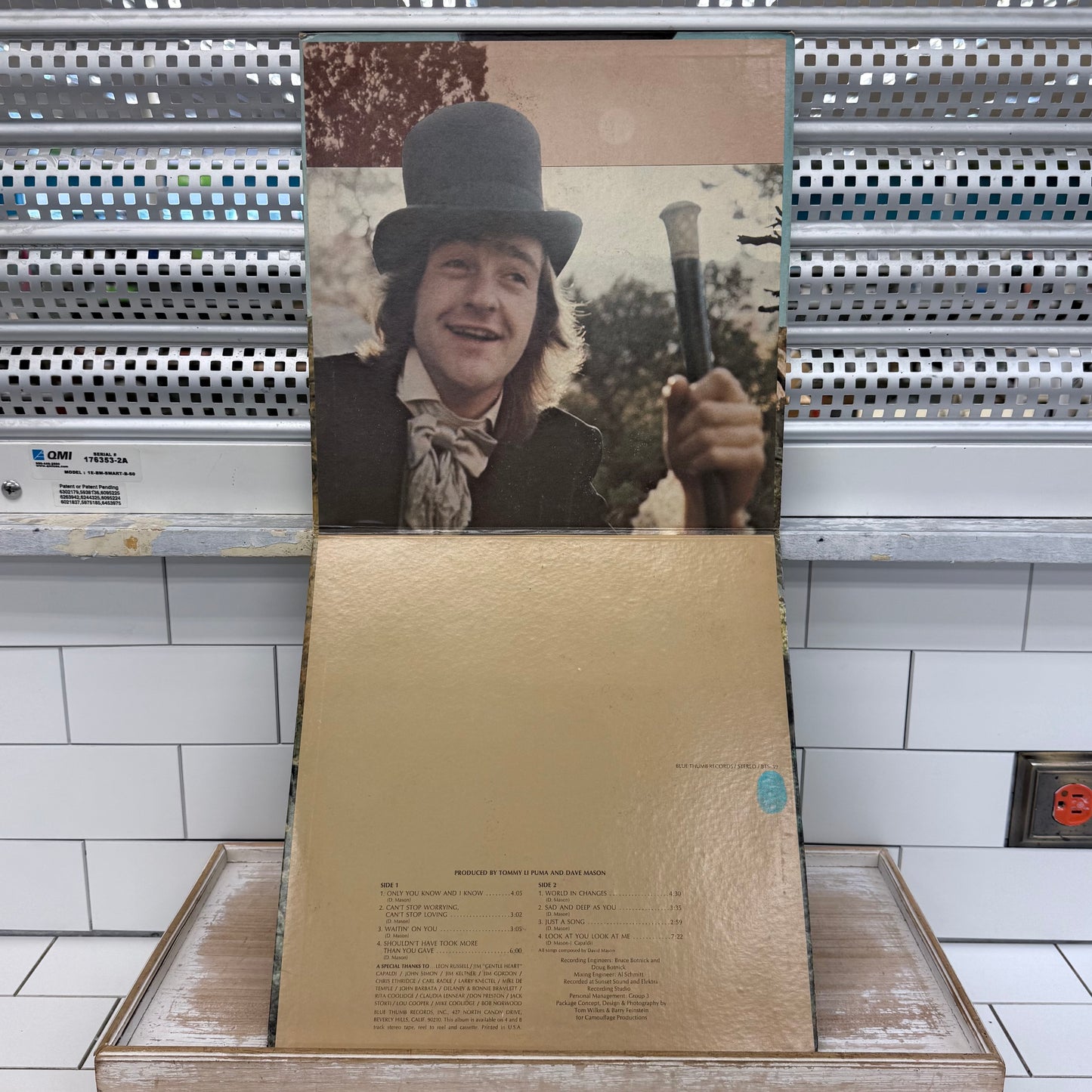 Dave Mason Alone Together Classic Rock Vinyl 1970 #BTS-19