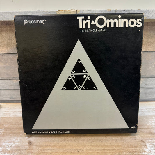 Pressman Tri-Ominos Puzzle Game Complete, 1960s