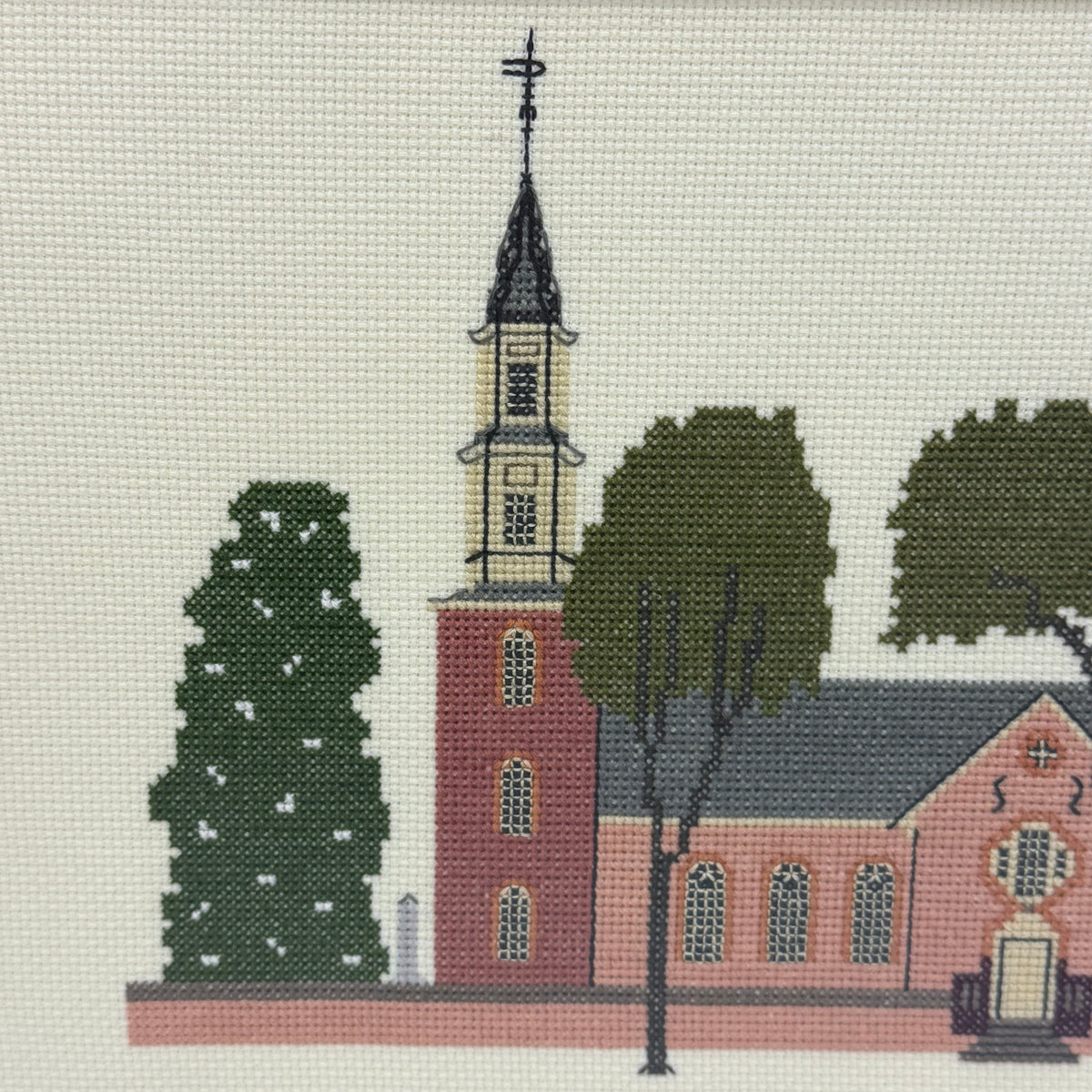 Colonial Williamsburg Cross Stitch Art Set of 2 1978/1980