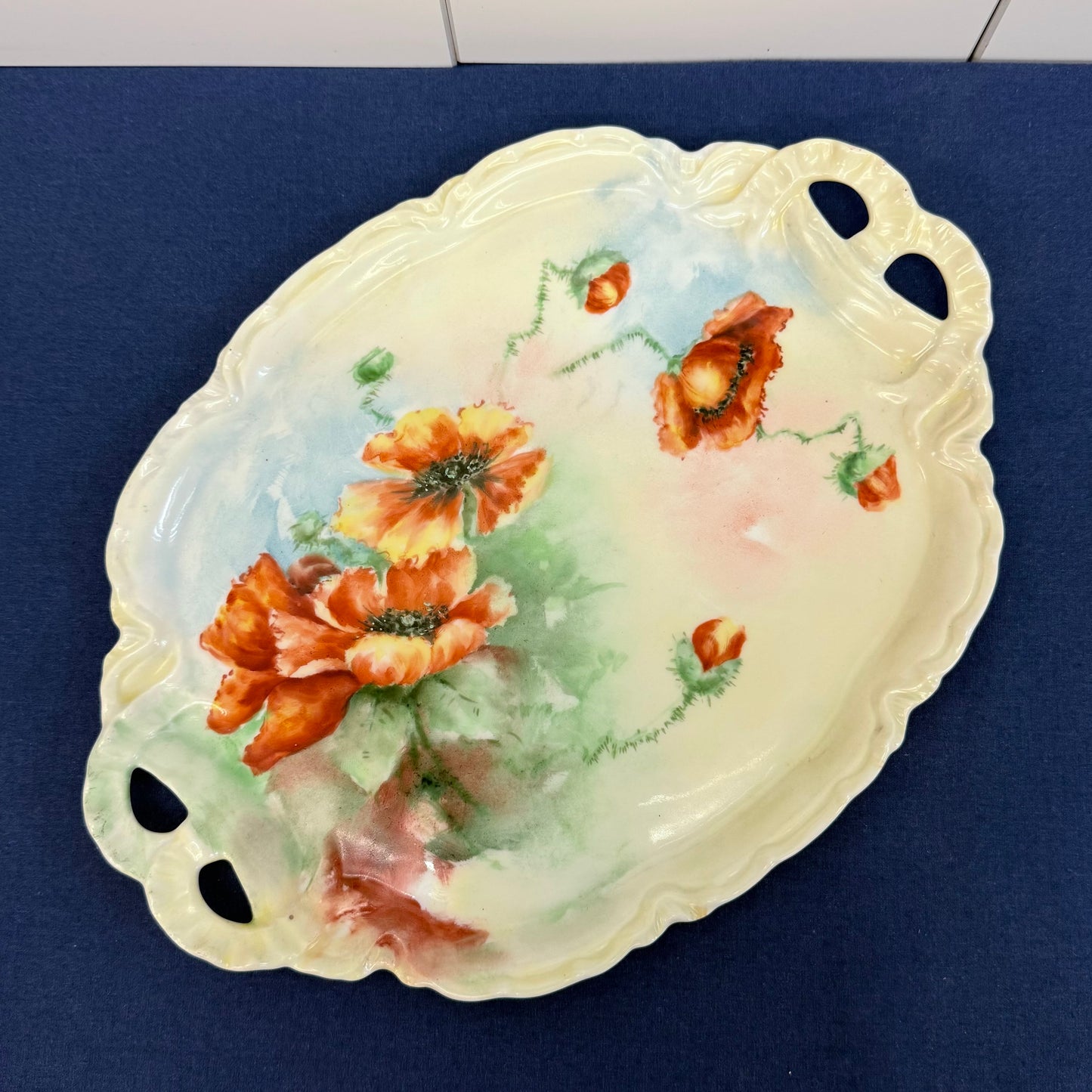 Haviland & Co Limoges Porcelain Serving Tray and Bowl Set