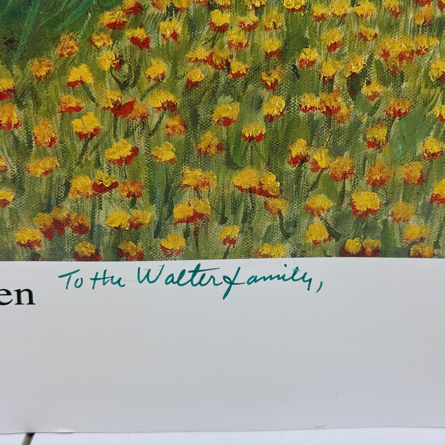 Donald T Regan Signed Print Palace Garden 1997 Limited Edition