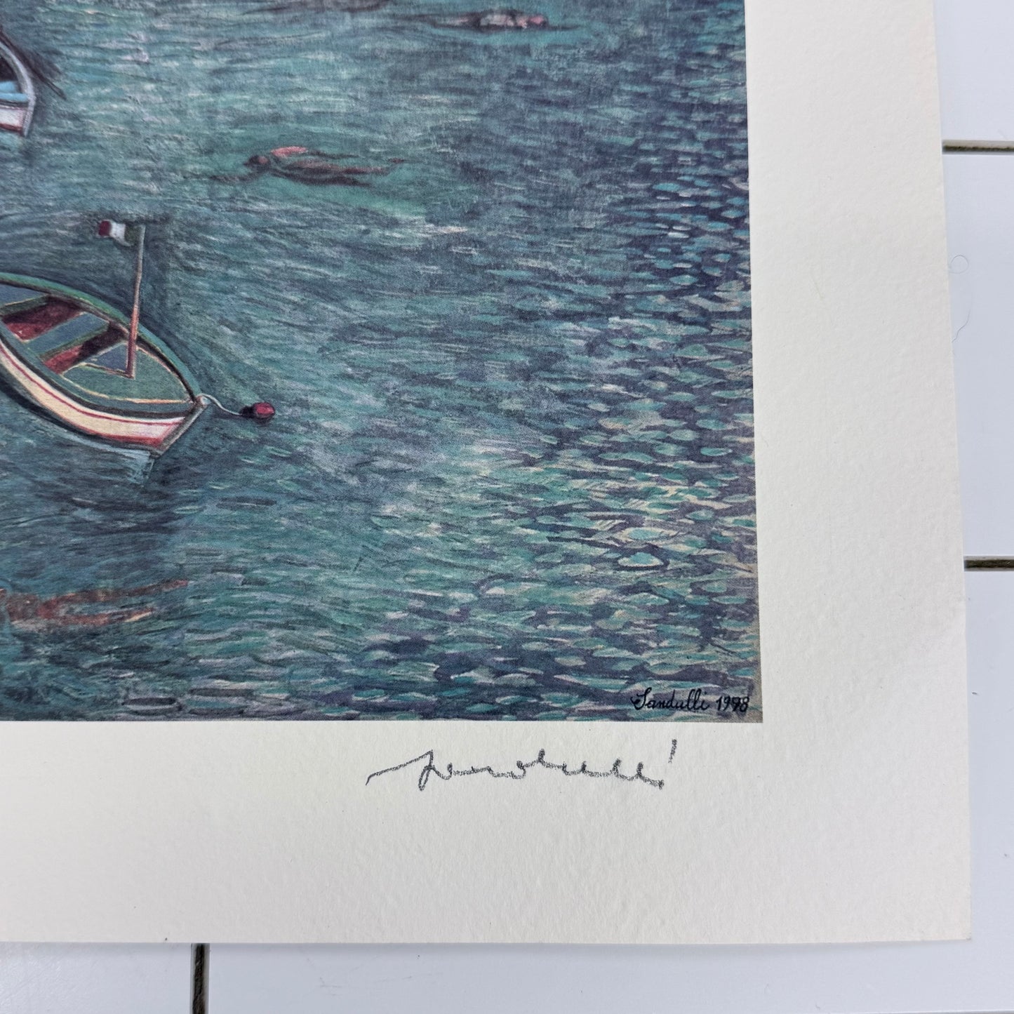 Amalfi Coast Art Print La Praia Signed Limited Edition
