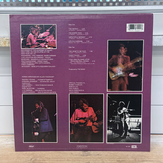 The Band Rock of Ages Vol II Vinyl Record LP 1972 #SN-16009