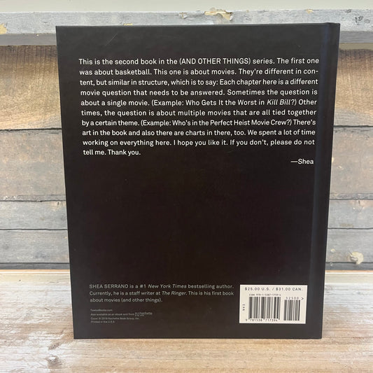 Movies (And Other Things) by Serrano, Signed First Edition 2019