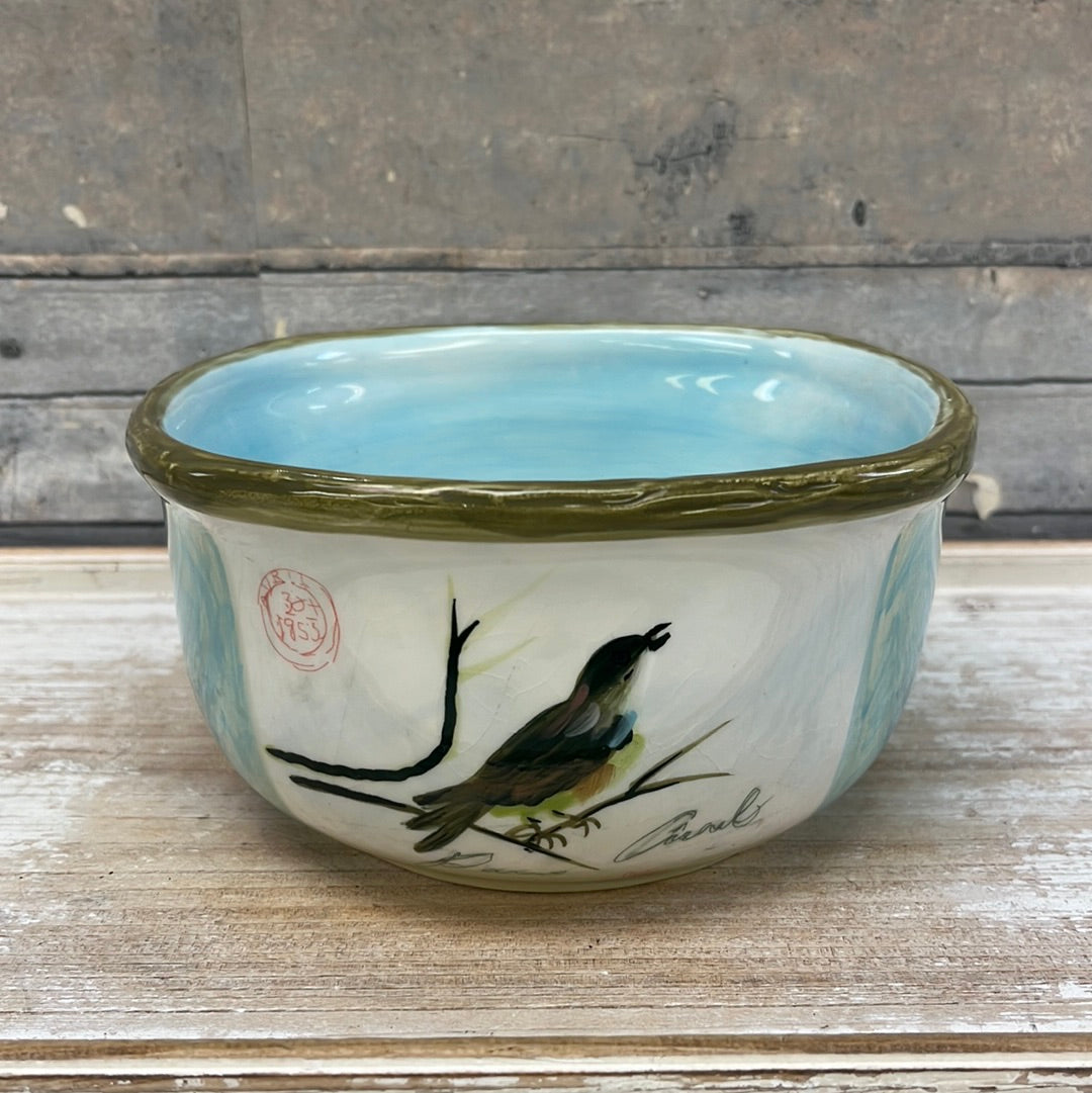 Susan Winget Nature’s Garden Ceramic Bowl