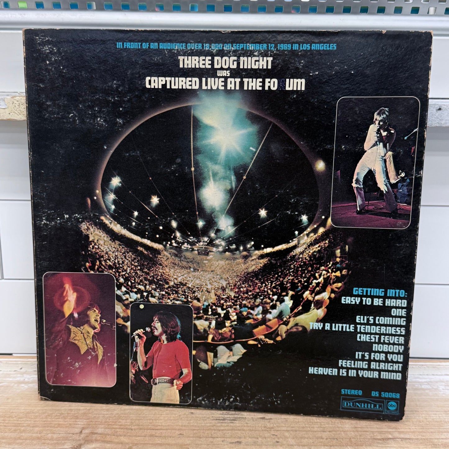 Three Dog Night Captured Live at the Forum LP 1969