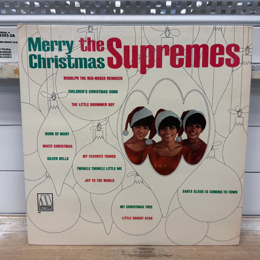 The Supremes Merry Christmas Vinyl Record, 1965 - MT 638