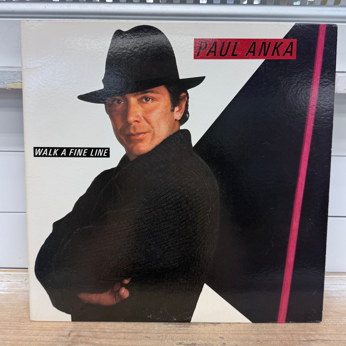 Paul Anka Walk a Fine Line Vinyl Record, 1983 - FC 38442