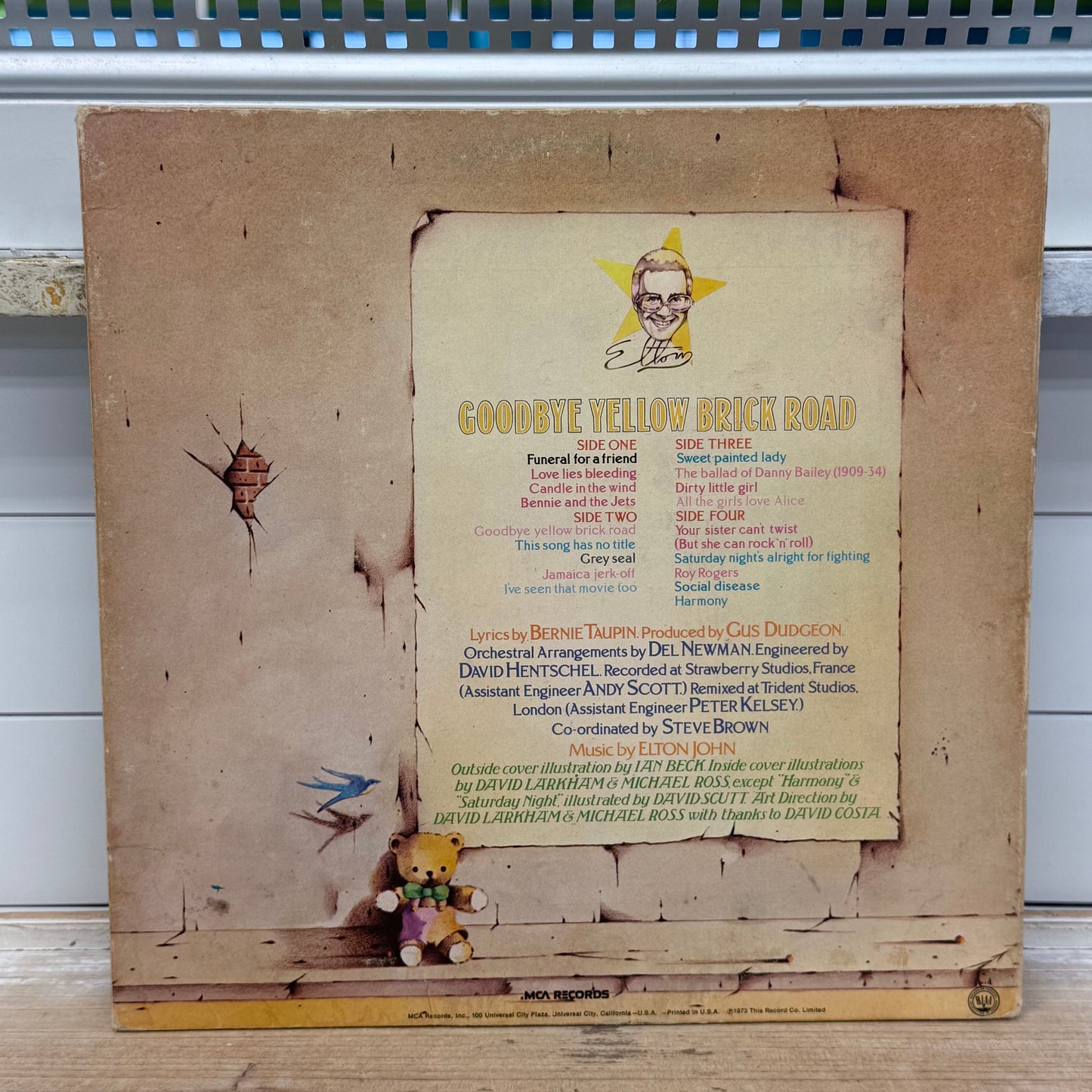 Elton John Goodbye Yellow Brick Road 1973 Double Vinyl LP